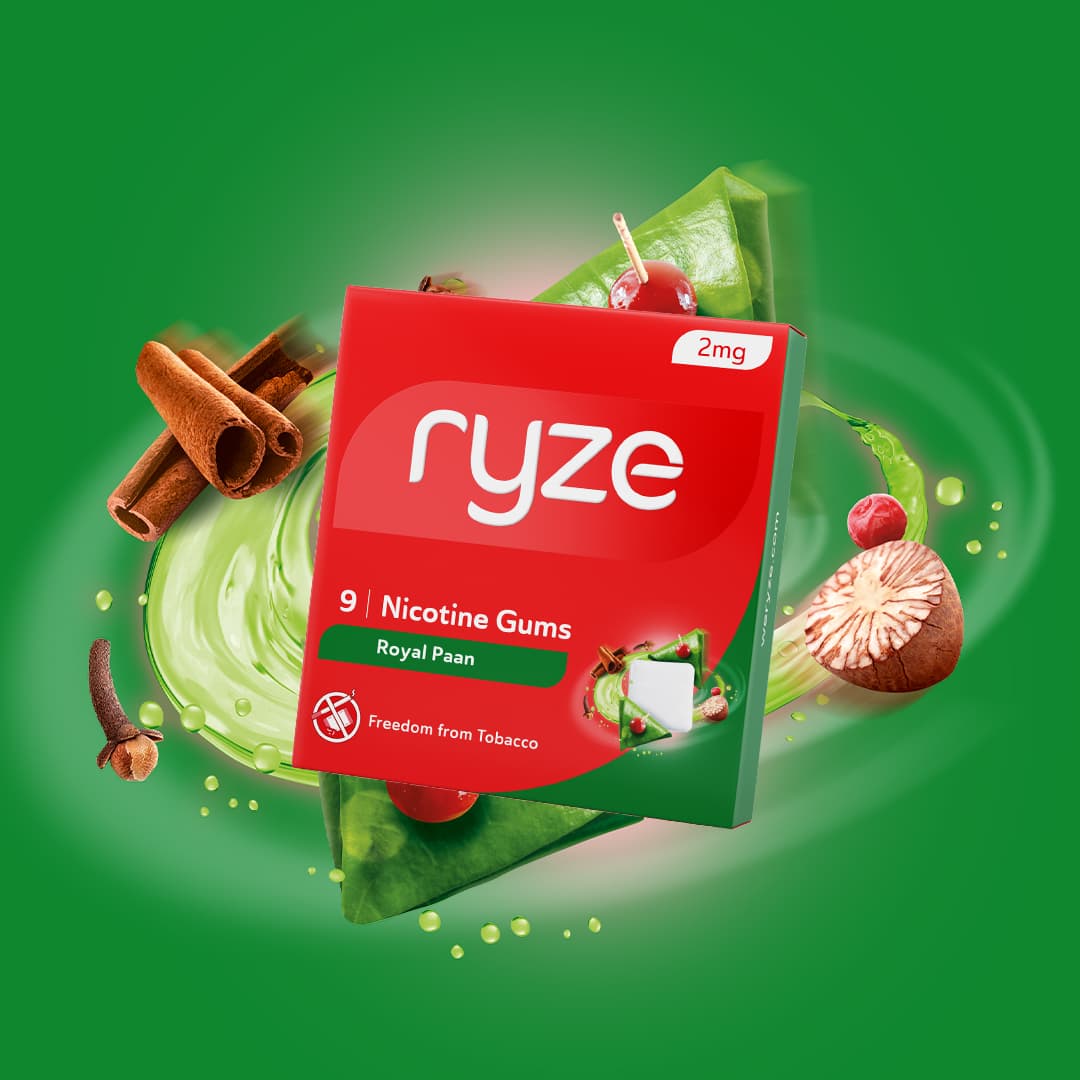 RYZE Gums Royal Paan Flavor - 2mg - Image 1
