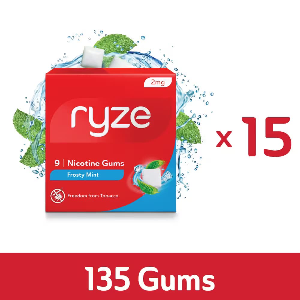 RYZE Gums Frosty Mint Flavour - 2mg - Preview
