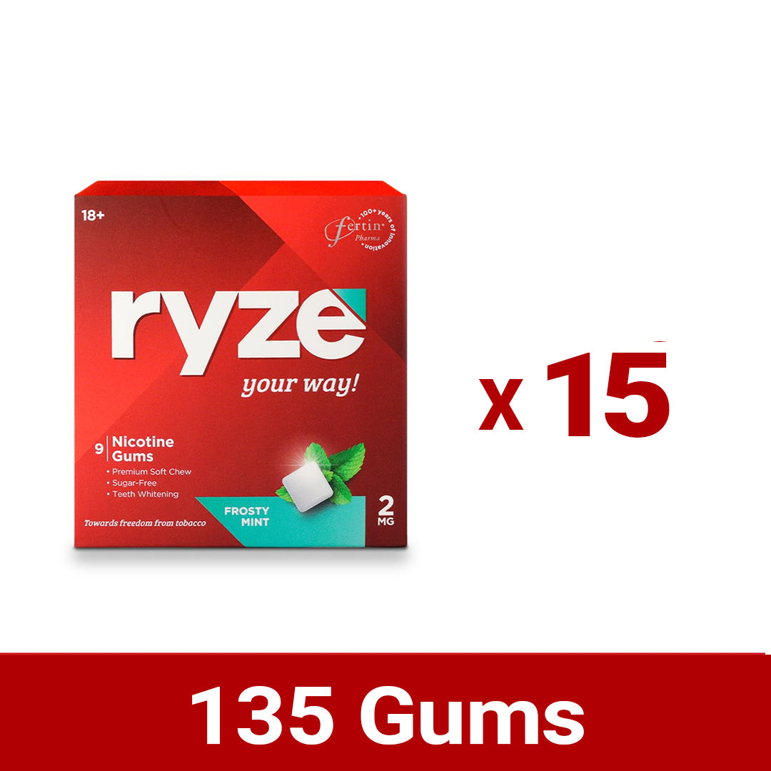 RYZE Gums Frosty Mint Flavour - 2mg