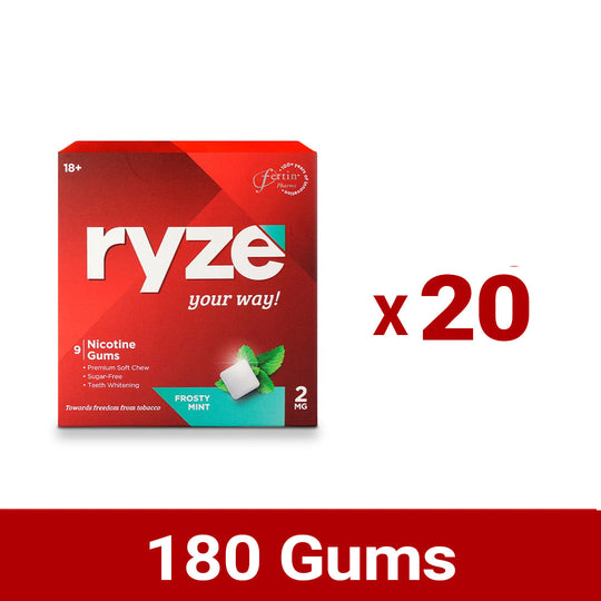 RYZE Gums Frosty Mint Flavour - 2mg