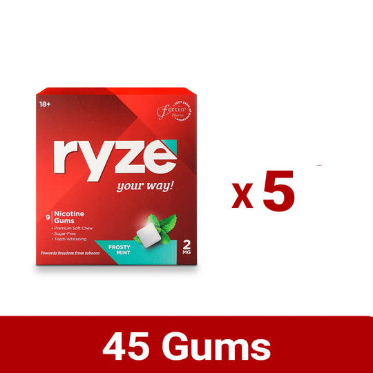 RYZE Gums Frosty Mint Flavour - 2mg