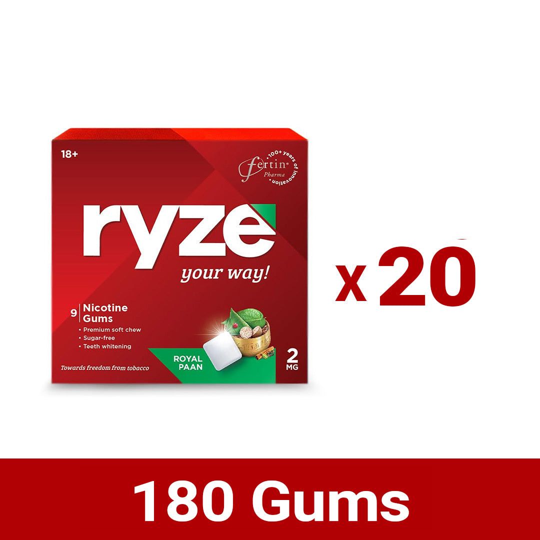 RYZE Gums Royal Paan Flavor - 2mg