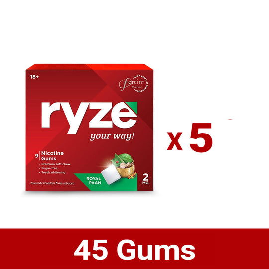 RYZE Gums Royal Paan Flavor - 2mg